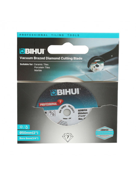 Disque diamant mini Ø50mm multifonction AGMBV50 BIHUI - 3