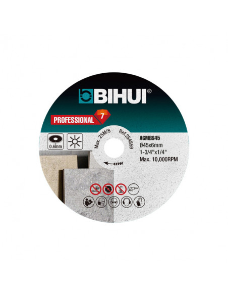Disque diamant mini Ø45mm multifonction AGMBS45 BIHUI - 6