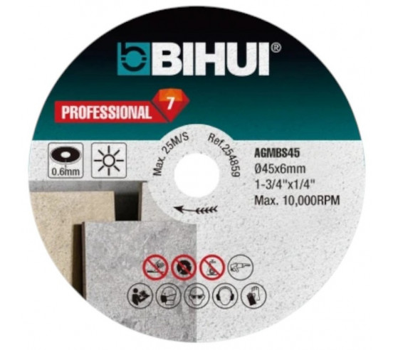 Disque diamant mini Ø45mm multifonction AGMBS45 BIHUI - 1