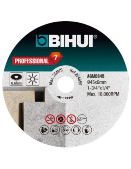 Disque diamant mini Ø45mm multifonction AGMBS45 BIHUI - 1
