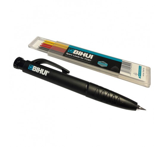Crayon de marquage avec 6 mines de rechanges multi matériaux TCM7 BIHUI - 1