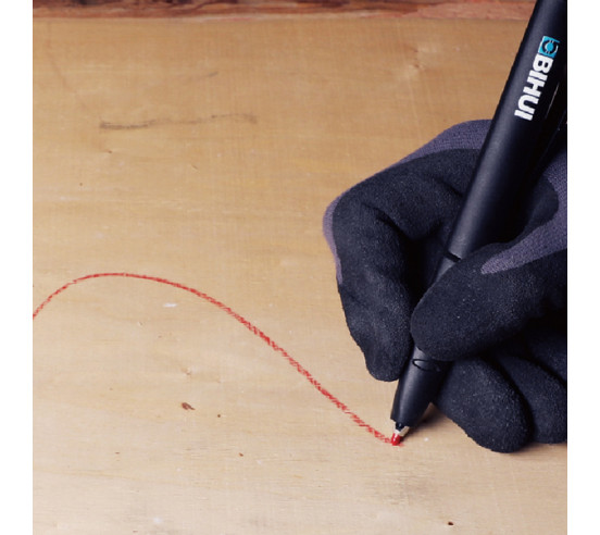 Crayon de marquage avec 6 mines de rechanges multi matériaux TCM7 BIHUI - 6