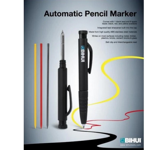 Crayon de marquage avec 6 mines de rechanges multi matériaux TCM7 BIHUI - 10