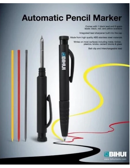 Crayon de marquage avec 6 mines de rechanges multi matériaux TCM7 BIHUI - 10