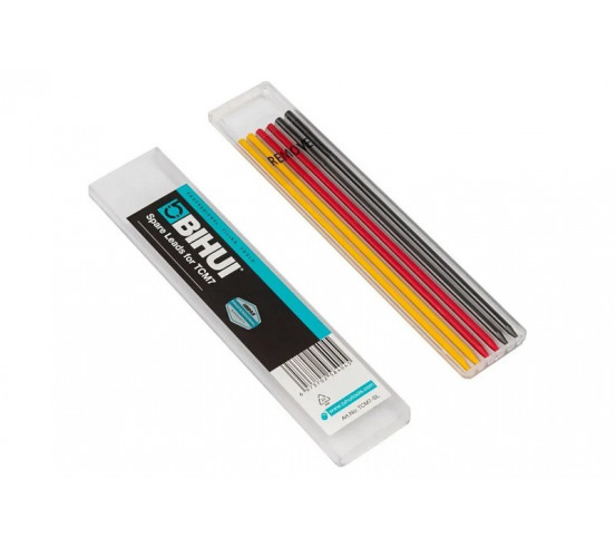 Mines de rechange multicolores (Noir, Rouge, Blanc) TCM7-SL BIHUI - 1