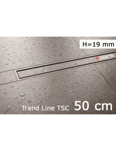 Kit grille + cadre design TREND LINE TSC Framed-tile KERDI-LINE-C  SCHLUTER - 1 2