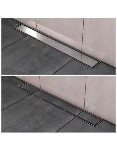 Grille Tiles Twist 900x80 mm ShowerDrain inox réversible ACO - 1 2