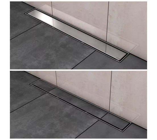 Grille Tiles Twist 900x80 mm ShowerDrain inox réversible ACO - 2