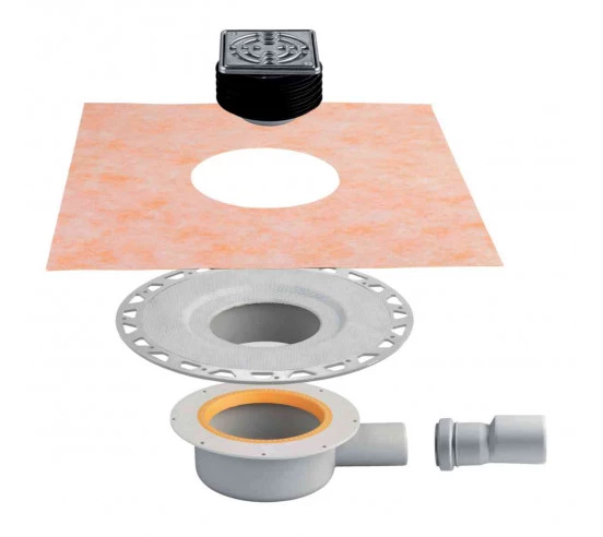 Kit Kerdi-Drain sortie horizontale Avec grille SCHLUTER - 1