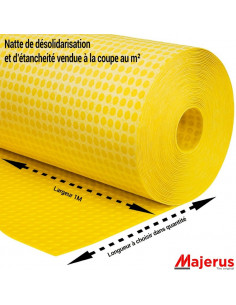 Natte de désolidarisation et d'étanchéité MPROTECT vendue au m² MAJERUS - 1