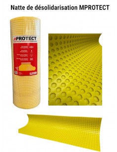 Natte de désolidarisation et d'étanchéité MPROTECT vendue au m² MAJERUS - 1 2