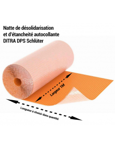 DITRA Natte de désolidarisation et d'étanchéité autocollante / m² SCHLUTER - 1