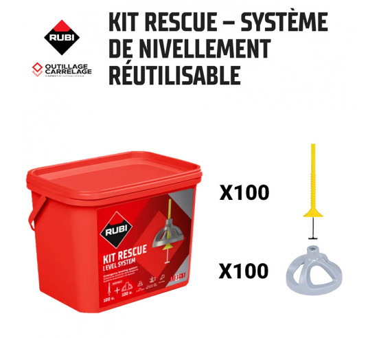 Kit de nivellement réutilisable RESCUE LEVEL SYSTEM RUBI - 1
