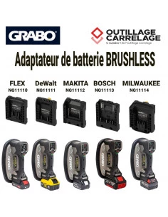 Adaptateur de batterie pour Ventouse PRO BRUSHLESS GRABO - 1