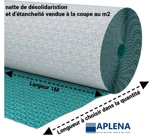 Natte de désolidarisation et d'étanchéité STETRA vendue au m² ALPENA - 1
