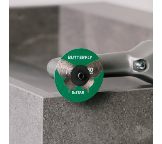 Disque diamant Ø50 mm avec mandrin Butterfly DISTAR - 2