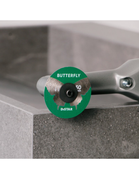 Disque diamant Ø50 mm avec mandrin Butterfly DISTAR - 2