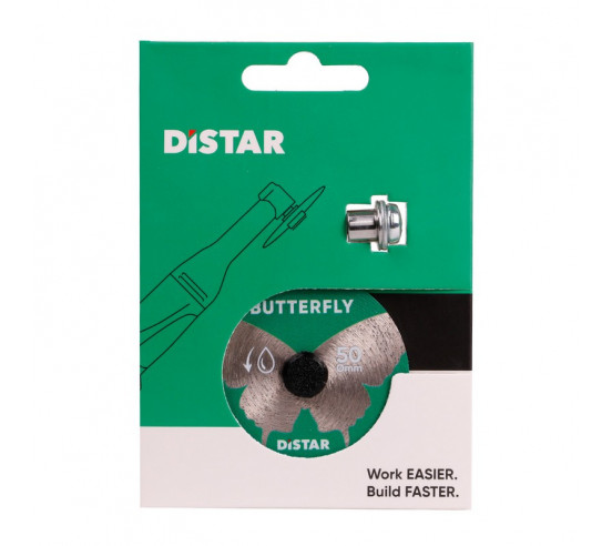 Disque diamant Ø50 mm avec mandrin Butterfly DISTAR - 6