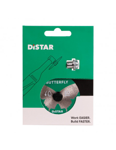Disque diamant Ø50 mm avec mandrin Butterfly DISTAR - 6