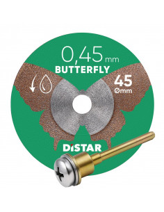 Disque diamant Ø45 mm avec mandrin Razor Precision Butterfly DISTAR - 1