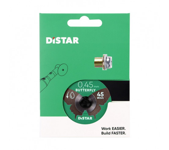 Disque diamant Ø45 mm avec mandrin Razor Precision Butterfly DISTAR - 6