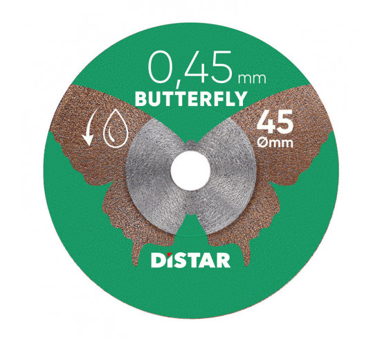 Disque diamant Ø45 mm sans mandrin Razor Precision Butterfly DISTAR - 1