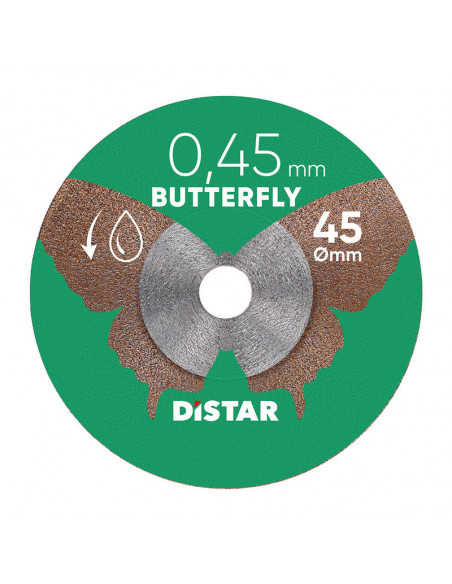 Disque diamant Ø45 mm sans mandrin Razor Precision Butterfly DISTAR - 1