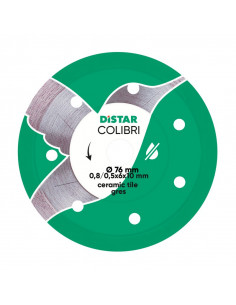 Disque diamant Ø76 mm Colibri DISTAR - 1