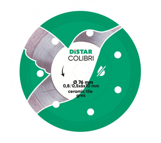 Disque diamant Ø76 mm Colibri DISTAR - 1