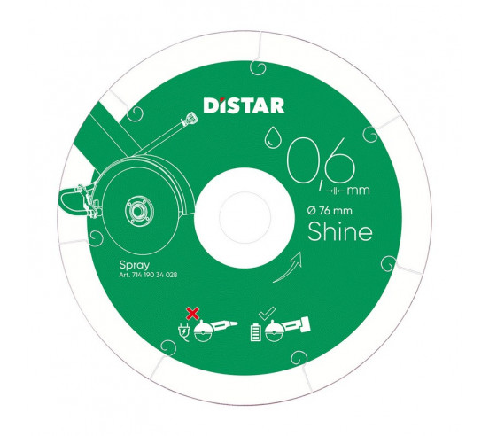 Disque diamant DIAMOND CUTTING BLADE SHINE DISTAR - 1