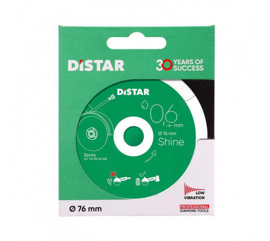 Disque diamant DIAMOND CUTTING BLADE SHINE DISTAR - 6