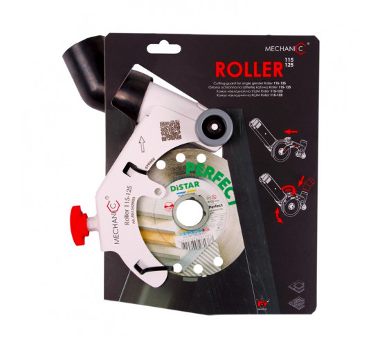 Guide avec aspiration pour disque Ø115 - 125 mm MECHANIC ROLLER DISTAR - 5