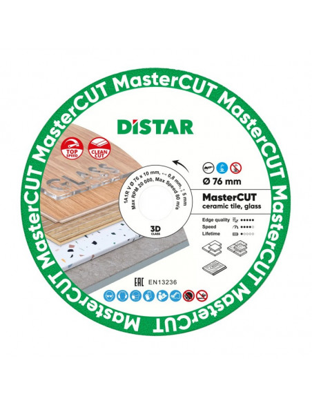 Disque diamant Ø76 mm MASTERCUT  DISTAR - 2