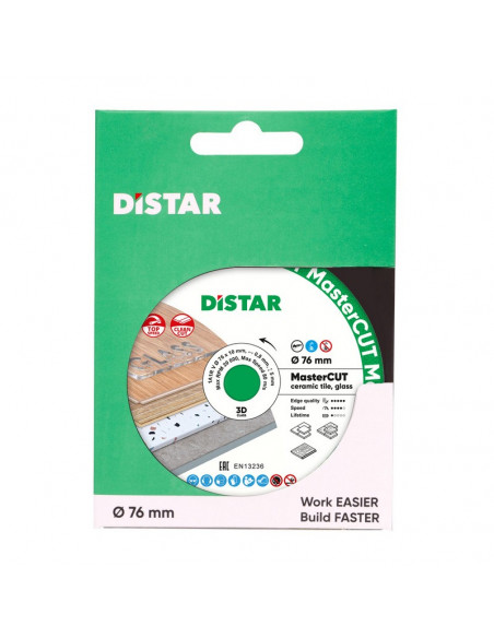 Disque diamant Ø76 mm MASTERCUT  DISTAR - 5