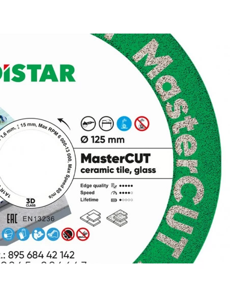 Disque diamant Ø125 mm MASTERCUT  DISTAR - 2