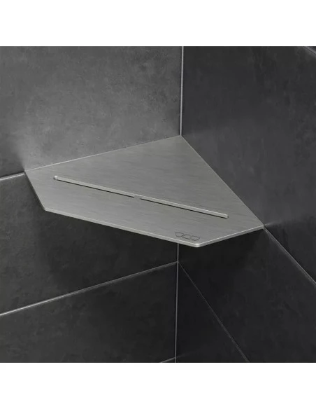 Tablette d'angle de douche SHELF-E-S2 19,5x19,5cm PURE D7 SCHLUTER - 20