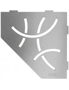 Tablette d'angle de douche SHELF-E-S2 19,5x19,5cm CURVE D6 SCHLUTER - 2