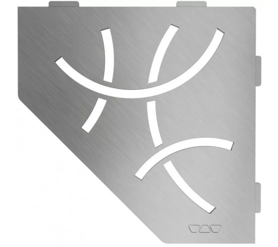 Tablette d'angle de douche SHELF-E-S2 19,5x19,5cm CURVE D6 SCHLUTER - 2