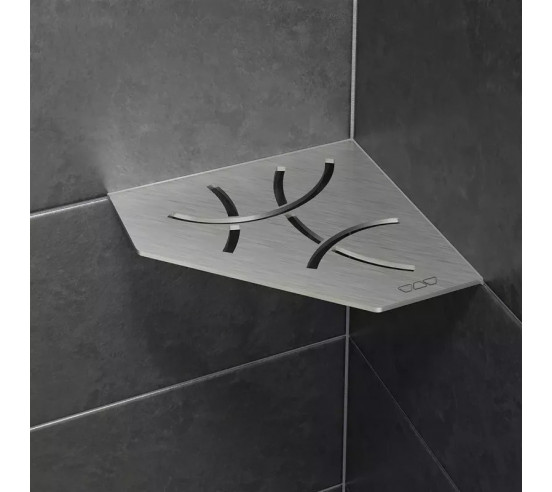 Tablette d'angle de douche SHELF-E-S2 19,5x19,5cm CURVE D6 SCHLUTER - 3