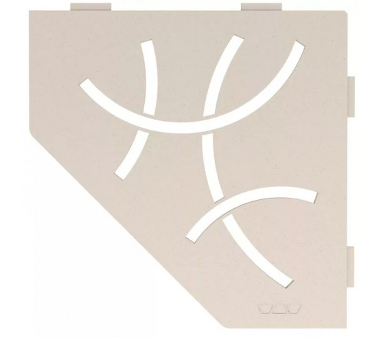 Tablette d'angle de douche SHELF-E-S2 19,5x19,5cm CURVE D6 SCHLUTER - 4