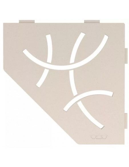 Tablette d'angle de douche SHELF-E-S2 19,5x19,5cm CURVE D6 SCHLUTER - 4