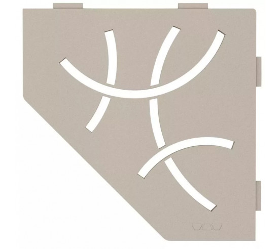 Tablette d'angle de douche SHELF-E-S2 19,5x19,5cm CURVE D6 SCHLUTER - 7