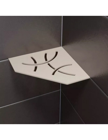 Tablette d'angle de douche SHELF-E-S2 19,5x19,5cm CURVE D6 SCHLUTER - 9
