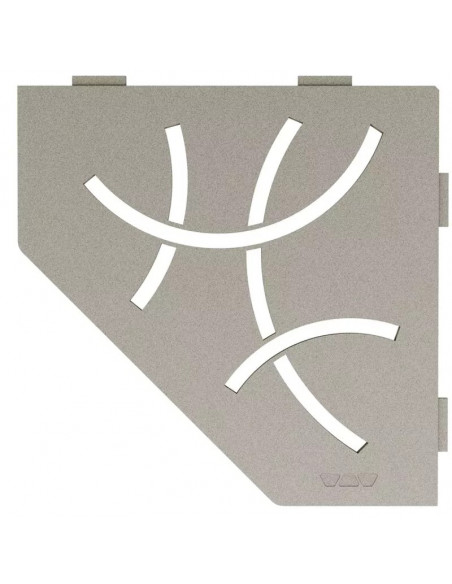 Tablette d'angle de douche SHELF-E-S2 19,5x19,5cm CURVE D6 SCHLUTER - 10