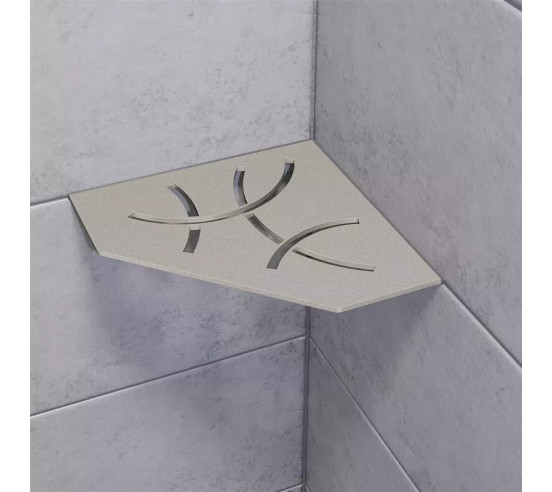 Tablette d'angle de douche SHELF-E-S2 19,5x19,5cm CURVE D6 SCHLUTER - 12