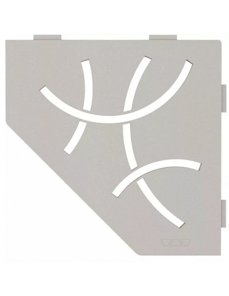Tablette d'angle de douche SHELF-E-S2 19,5x19,5cm CURVE D6 SCHLUTER - 13