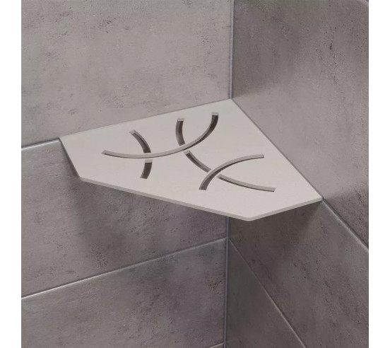 Tablette d'angle de douche SHELF-E-S2 19,5x19,5cm CURVE D6 SCHLUTER - 15