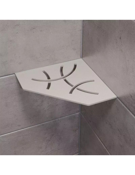Tablette d'angle de douche SHELF-E-S2 19,5x19,5cm CURVE D6 SCHLUTER - 15