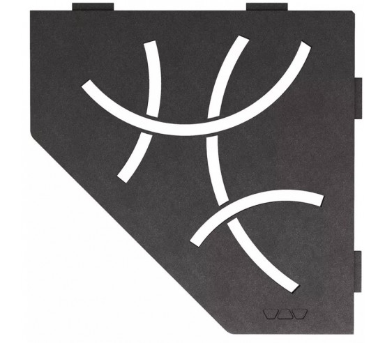 Tablette d'angle de douche SHELF-E-S2 19,5x19,5cm CURVE D6 SCHLUTER - 16