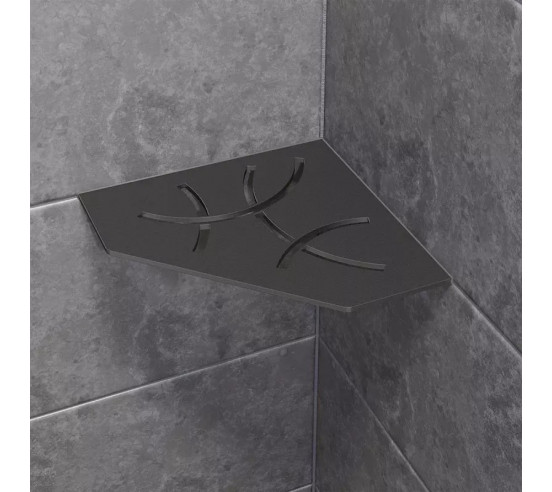 Tablette d'angle de douche SHELF-E-S2 19,5x19,5cm CURVE D6 SCHLUTER - 18